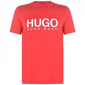 Hugo Boss Dolive Logo T-Shirt Dark Red Size L Men