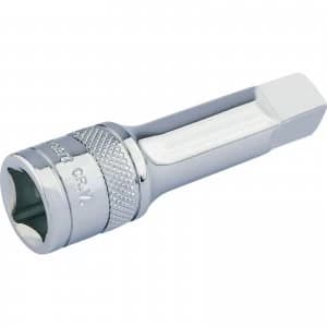 Draper 1/2" Drive Polished Chrome Socket Extension Bar 1/2" 75mm