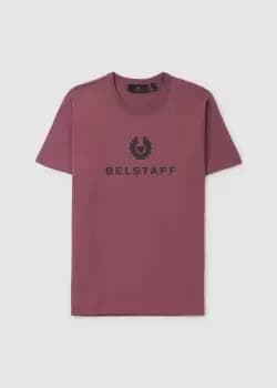 Belstaff Mens Signature T-Shirt In Mulberry