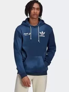 Adidas Originals Mellow Ride Club Hoody, Crenav/Wonwhi, Male, Hoodies, HL9283