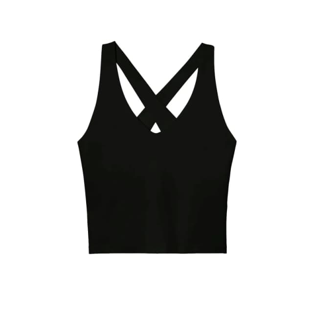 Girlfriend Collective Womens tank top Girlfriend Collective Float Zoe Noir Female 2XL