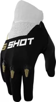 Shot Devo Motocross Gloves, black-gold, Size 3XL, black-gold, Size 3XL