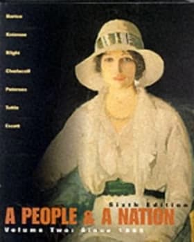 A People and a Nation V. 2 since 1865 Paperback