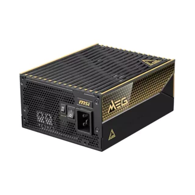 MSI MEG Ai1600T 1600W ATX 3.1 PCIe 5.1 80 Plus Titanium Modular Power Supply