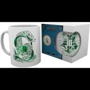 Harry Potter Slytherin Monogram Mug