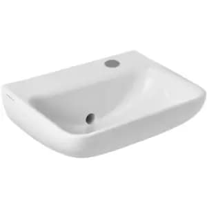 Contour 21 Plus Basin with Back Outlet 500mm Wide - 1 rh Tap Hole - Armitage Shanks