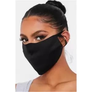 I Saw It First Plain Face Mask - Black