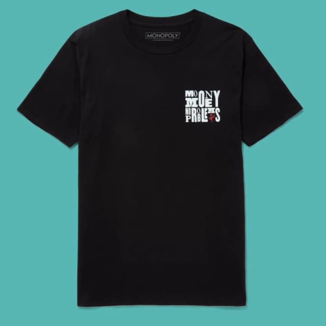 Monopoly Mo Money T-Shirt - Black - S - Black
