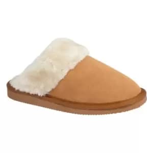 Mokkers Womens/Ladies Kelsei Suede Slippers (3 UK) (Sand)