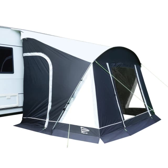 Streetwize Mirage 325 Caravan Porch Awning Black/Silver unisex 240dx325w