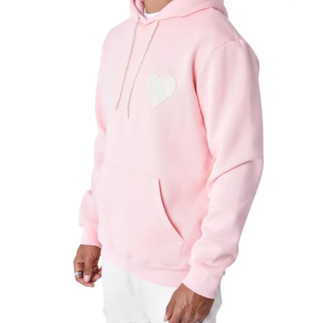 Project X Paris Hooded sweatshirt with heart design Project X Paris Rose Male 2XL