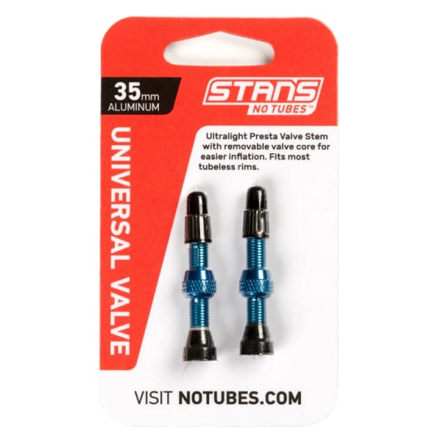 Stans NoTubes VALVE STEM PAIR UNI AL PRESTA Blue unisex 35mm