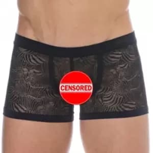 HOM Temptation Zebra Lace Trunks - Black XL