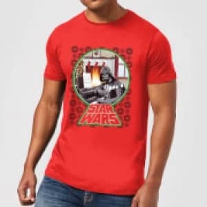 Star Wars A Very Merry Sithmas Mens Christmas T-Shirt - Red - L
