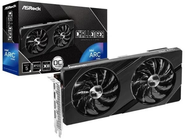 Asrock Arc A580 Challenger 8GB OC Graphics Card
