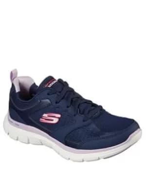 Skechers Flex Appeal 4.0 Trainers, Navy, Size 4, Women
