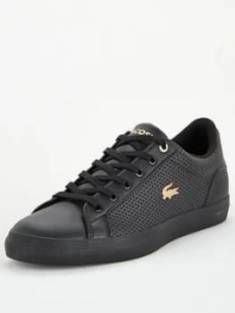 Lacoste Lerond 120 Trainer - Black/Gold, Size 4, Women