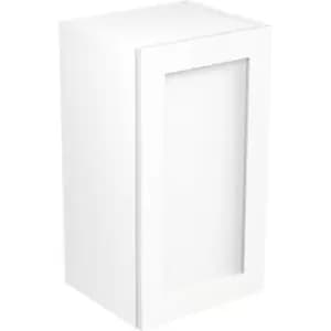 Kitchen Kit Flatpack Shaker Kitchen Cabinet Wall Unit Ultra Matt 400mm in White MFC