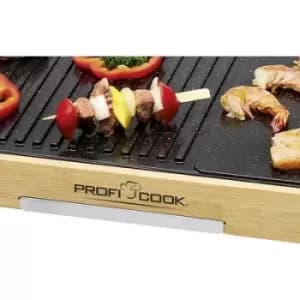 Profi Cook PC-TYG 1143 Electric Tepannyaki table grill Wood, Black