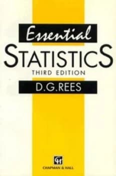Essential Statistics by D.G. Rees Paperback