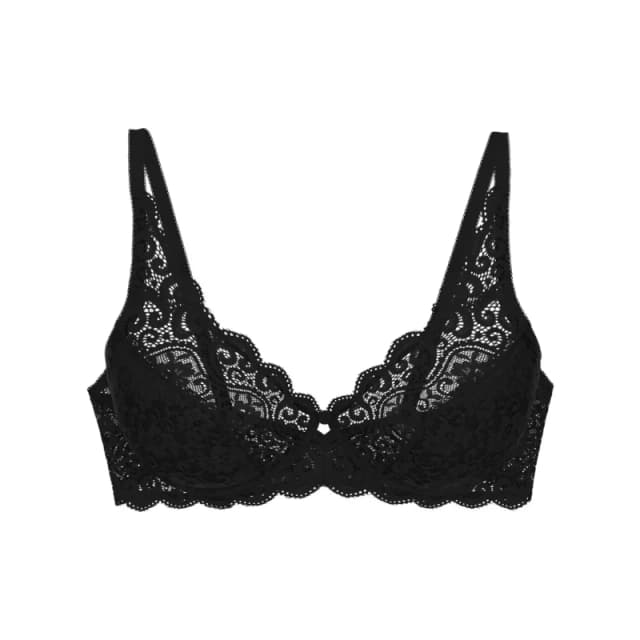 Triumph Amourette Full Cup Bra Black Women 32B;34B;40B;32C;34C;36C;38C;40C;32D;34D;36D;38D;40D;34DD;36DD;38DD