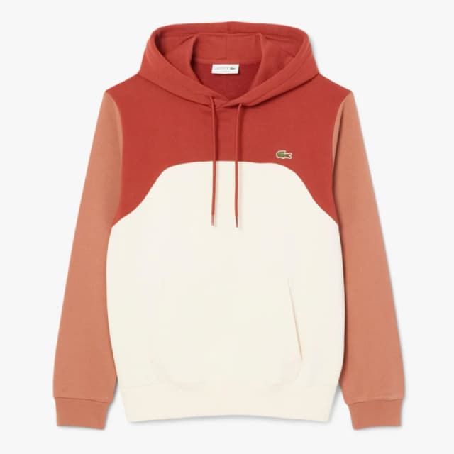 Lacoste Classic-Fit Colour Block Hooded Sweatshirt Multi Colour male M