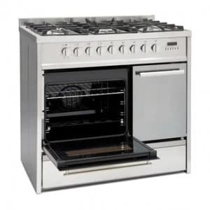 Montpellier MRT91DFMX Double Oven Dual Fuel Range Cooker