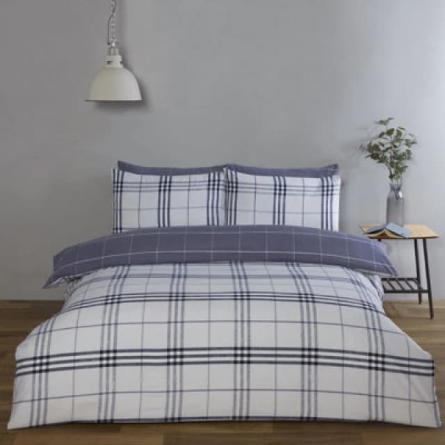 Rapport Home Harris Check Duvet Set By Rapport