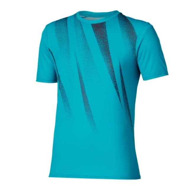 Mizuno Core Graphic Short Sleeve Shirt Blue, Size L