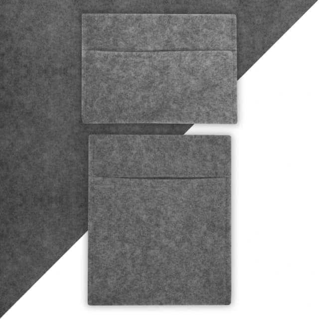 MONSTER SHOP Camper Van Lining & 2 x Storage Pouches Smoke Grey Carpet 4 Way 5055986191889