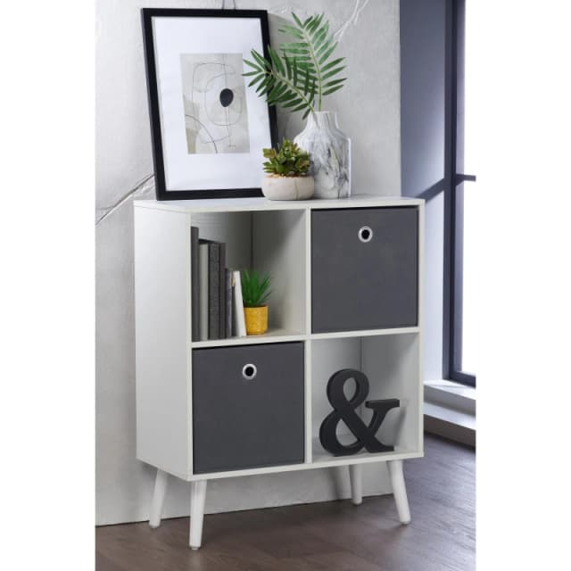 Homelife Odense Display / Storage Unit White unisex One Size