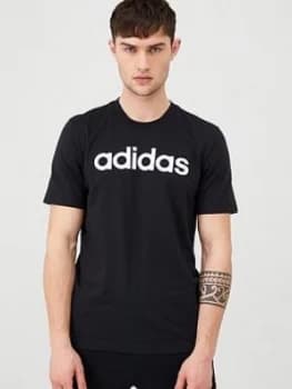 adidas Linear T-Shirt - Black, Size XS, Men