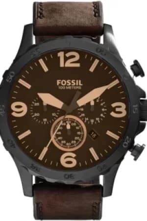 Mens Fossil Nate Chronograph Watch JR1487