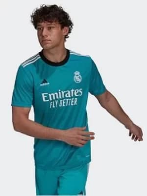 adidas Real Madrid 21/22 Third Jersey, Light Green Size XL Men