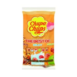 Chupa Chups Fruit Refill Bag 20 Percent Extra Pack of 120 8302971