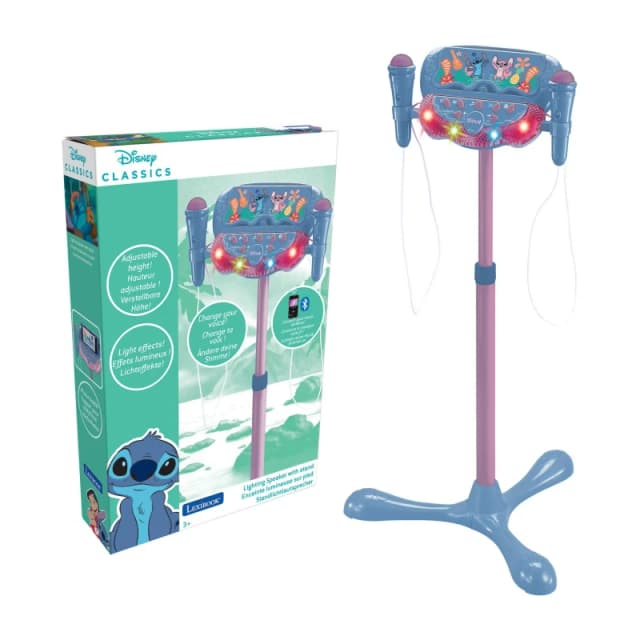 Lexibook Disney Stitch Stand with Voice Effect Mics Lights Multi unisex One Size