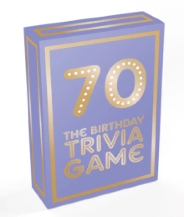 70 : The Birthday Trivia Game Cards