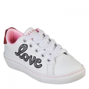 Skechers Goldie Junior Girls Trainers - White