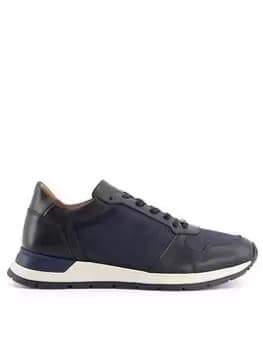 Dune London Treats Trainer - Navy, Size 10, Men