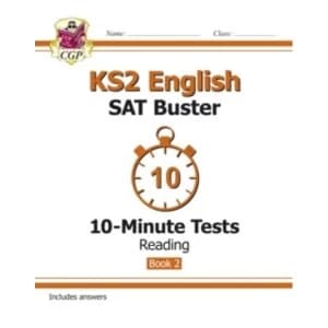 KS2 English SAT Buster 10-Minute Tests: Reading - Book 2 (for the New Curriculum) by CGP Books (Paperback, 2015)