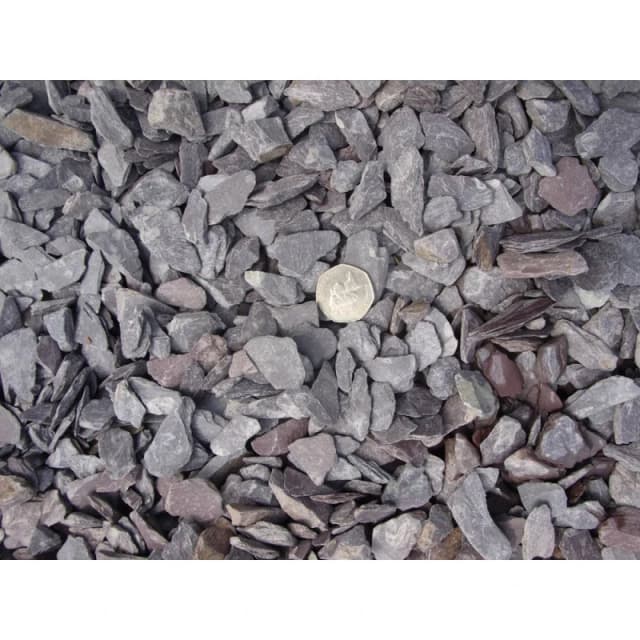 Buttercup Farm 20mm Plum Slate - Decorative Stone - Premium Aggregate Bulk Bag 850 Kg Multicolor Unisex