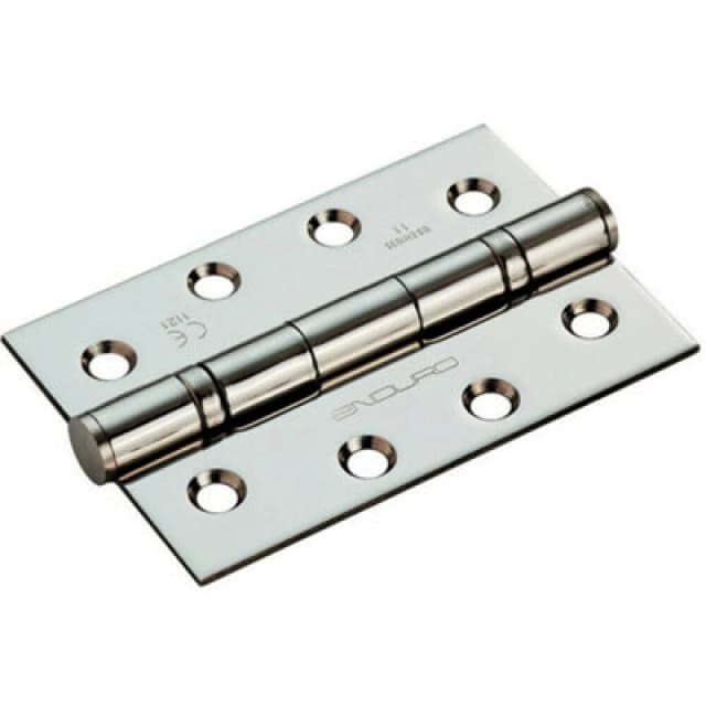 Loops PAIR 102 x 68 x 2.2mm Ball Bearing Hinge Stainless Steel Interior Door Metallics