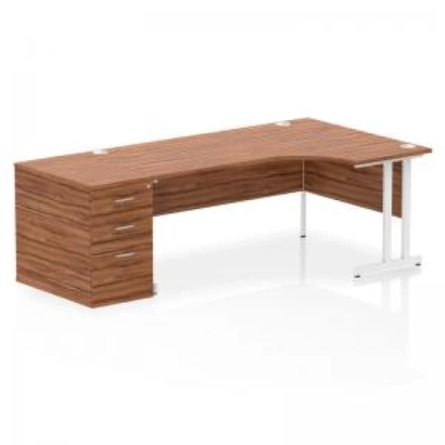 Dynamic Office Solutions Impulse 1800mm Cantilever Right Crescent Desk Workstation I004151