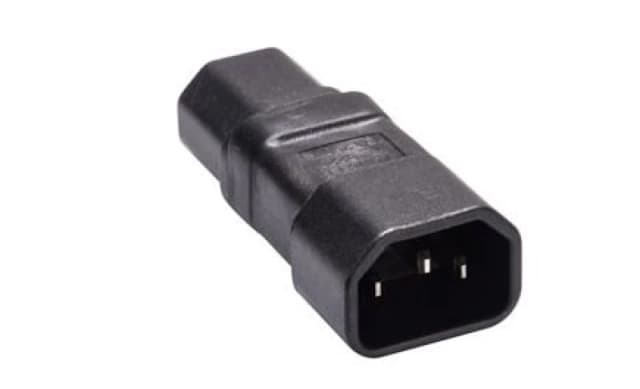 Microconnect PEA1415 cable gender changer C14 C15 Black