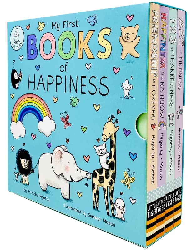 My First Books of Happiness Box Set Patricia Hegarty Four Board Books for Little Readers Patricia Hegarty Books