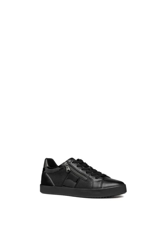 Geox Womens D Blomiee E Sneakers in Black Size: 5 Black Female 5