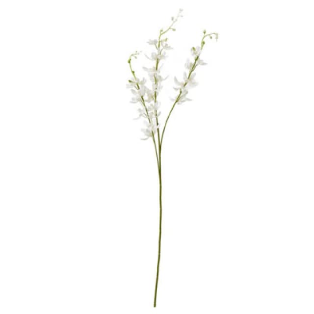 Hill Interiors Cymbidium Spray Artificial Flower White (One Size)