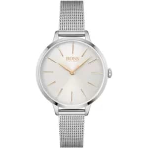 Ladies BOSS Symphony Silver & White Watch