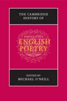 The Cambridge History of English Poetry by Michael Oneill Book