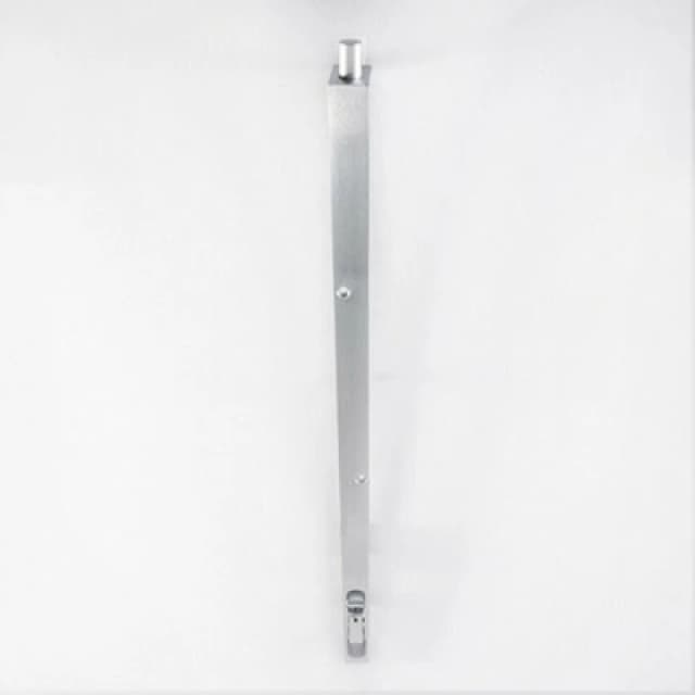 Loops Lever Action Flush Door Bolt with Flat Keep Plate 460 x 20mm Satin Chrome Multi unisex